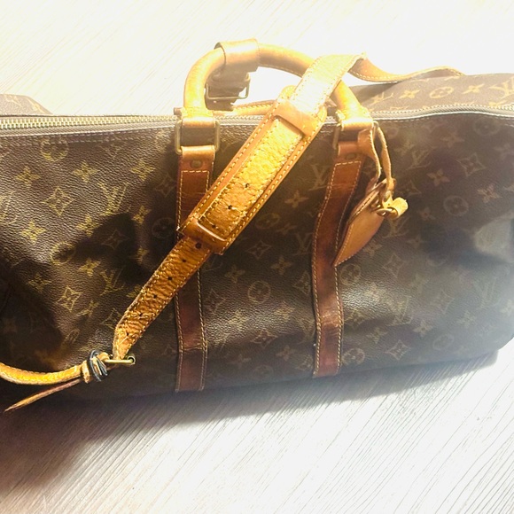 Louis Vuitton Monogram LV Keepall 45 handbag Brown Travel Duffle Bag. A Beauty! - Picture 8 of 15